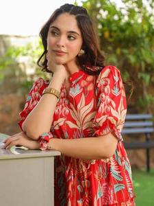 Main indienne bloc coton longue robe personnalisée mariée cadeau de mariage robe été porter imprimé floral voyage robe cadeau pour elle - Product Image 2