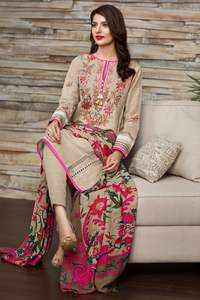 Traje de Salwar Kameez de Lino de Invierno Estilo Pakistaní de 3 Piezas, Ligero, de Secado Rápido, Informal para Mujer, con Dupatta, Cómodo y Elegante - Product Image 6