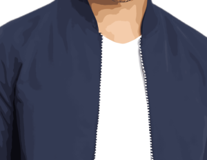 แจ็กเก็ตบอมเบอร์สำหรับผู้ชายเสื้อแจ็กเก็ตน้ำหนักเบามีซิปปิดและกระดุมมีสไตล์ - Product Image 3