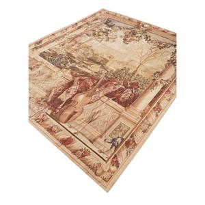 ผ้าปูผนังลายจีน (ประมาณปี 1990) สีเขียว/สีน้ำตาลบรอนซ์ ผ้าปูผนังตกแต่ง - Product Image 2