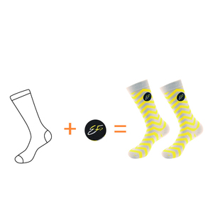 Custom Design Made Mens Crew Cotton Customised <b>Socks</b> with logo <b>Socks</b> for Men - Product Image 2