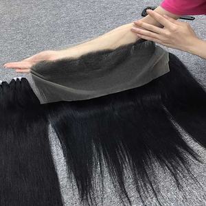 Fermeture frontale en dentelle HD 13x4 13x6 360, cheveux humains vierges vietnamiens, dentelle transparente, fermeture frontale en dentelle 2x6 4x4 5x5 6x6 - Product Image 6