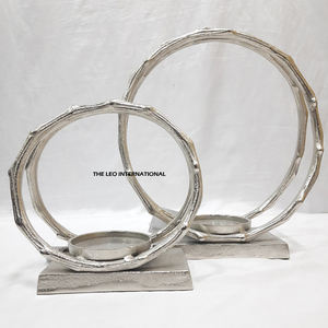 Antler Shape Design Silver Plated Decorative Lighting Decoration Clear <b>Glass</b> <b>Candle</b> <b>Holder</b> Concrete Unique <b>Candle</b> Jar - Product Image 5