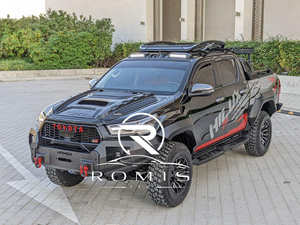 Camioneta Hilux 2024 4x4 Todoterreno con Portaequipajes, Luces LED, Neumáticos R20, Parachoques Delantero Hamer, Acabado Negro Mate - Product Image 5