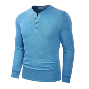 เสื้อยืดแขนยาวผ้าฝ้าย100% ใส่สบายระบายอากาศได้ดีขนาดใหญ่พิเศษสำหรับชุดลำลองส่งออกโดยตรงจากบังคลาเทศ - Product Image 1