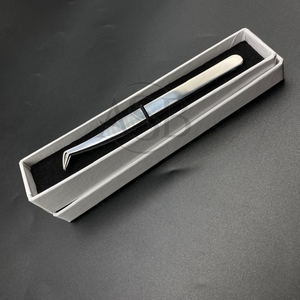 แหนบขนตาปลอมสำหรับต่อขนตาแหนบแบบฟันปลาด้ามแข็งแบบมืออาชีพแหนบขนตาปลอมจากญี่ปุ่น - Product Image 6