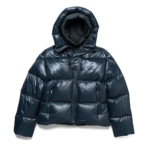 Vente en gros doudoune légère en duvet de qualité supérieure personnalisée avec col rond, vêtements courts d'automne et d'hiver, veste chaude - Product Image 4