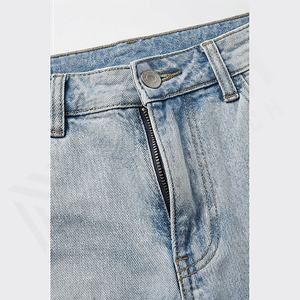 Nouveau jean pour homme en denim déchiré, coupe slim, design tendance, qualité supérieure, streetwear, pantalon décontracté, vente en gros, personnalisable - Product Image 4