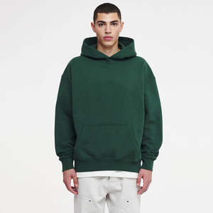 2024 nouveau Style Logo personnalisé 100% coton Boxy blanc surdimensionné sweats à capuche hiver Streetwear fabricant en gros porter pour hommes ODM - Product Image 1