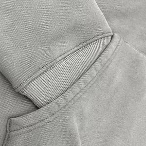 Sudadera con Capucha de Alta Calidad con Lavado Ácido para Hombre, Conjunto Personalizado de Ropa Masculina, Sudadera Gruesa de Fabricante, Estilo Urbano - Product Image 6