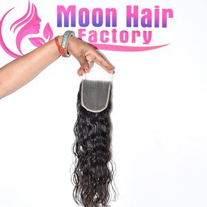 Extensiones de Cabello Humano Natural de Templo Indio, Aspecto Natural, Ondulado, Suave y Sedoso, Doble Trama a Máquina, Sin Procesar - Product Image 2