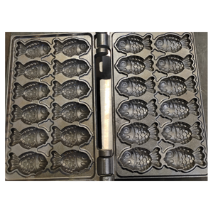 Tự động nhỏ cá hình bánh <span class=keywords><strong>Maker</strong></span> cooktech hotteok máy thép không gỉ SUS304 Hàn Quốc bánh thiết bị nhanh chóng nướng - Product Image 1