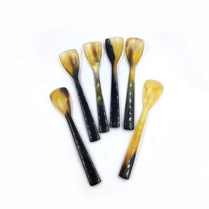 อุปกรณ์บนโต๊ะอาหารสไตล์สัตว์ขัดเงาช้อนเขาวัวควายธรรมชาติขัดเงาดีไซน์ไม่เหมือนใครสำหรับตกแต่งโต๊ะในร้านอาหาร - Product Image 4