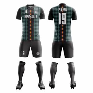 Ropa de fútbol de gama alta personalizada de alta calidad, uniformes de poliéster transpirables de secado rápido, camiseta de fútbol sublimada - Product Image 1