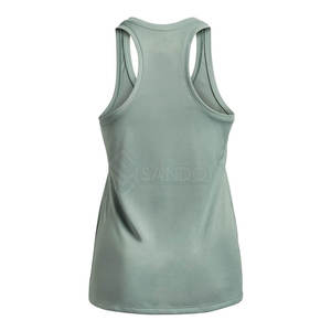 Mujeres con estilo de algodón Poliéster Gimnasio Fitness Tank Tops Transpirable Estilo casual en el mejor precio - Product Image 6