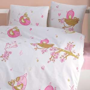 Ensemble de literie pour bébé Clasy Pink Singer Birds V1 - Product Image 3