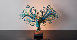 Estatua de pareja romántica de resina hecha a mano de estilo moderno para amor para oficina, hogar, estantería, decoración, Día de San Valentín, cumpleaños - Product Image 3