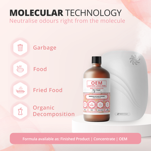 Neutralisateur d'odeurs à vapeur sèche, formule rouge standard : cuisine, poubelle, aliments frits et odeurs organiques - Bouteille de 1L - OEM / Marque privée - Product Image 2