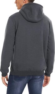 Polyester/coton 500 g/m², sweat-shirt de sport pour homme, logo personnalisé brodé, couleur unie, bloc de couleur, streetwear, taille plus, vierge - Product Image 3