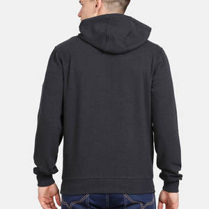 Sudaderas con capucha bordadas personalizadas para hombre Color sólido Ecológico 100% Algodón Temporada de invierno - Product Image 2