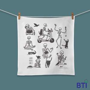 Serviettes de cuisine antimicrobiennes à séchage rapide en coton 100% de haute qualité BTI, logo personnalisé imprimé, serviettes de cuisine pour hôtels, prix compétitif - Product Image 6