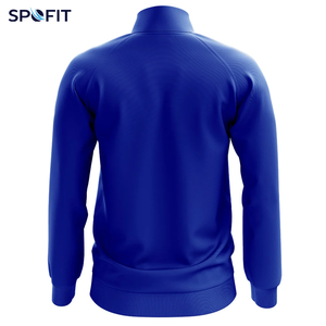 เสื้อแจ็คเก็ตแทร็คซิปสำหรับผู้ชาย OEM เสื้อแจ็คเก็ตสปอร์ตแบบซับลิเมชั่นสั่งทำพิเศษสำหรับผู้ชาย เสื้อแจ็คเก็ตสปอร์ตน้ำหนักเบาสั่งทำพิเศษสำหรับผู้ชาย - Product Image 3