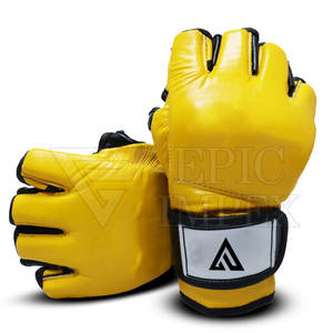 Gants MMA professionnels pour l'entraînement Grappling Fighting Logo personnalisé Gants de gymnastique Prix d'usine - Product Image 1