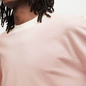 Camiseta unisex de algodón de peso pesado lavado ácido estilo de manga corta de gran tamaño para hombres y mujeres - Product Image 3