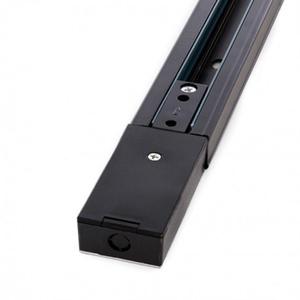 LEDUNI moderne monofase pista luci 1M alluminio nero accessorio superficie per ufficio 220V PC corpo pista LED - Product Image 1