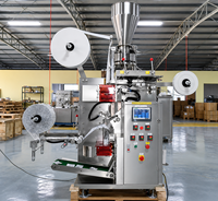 Machine automatique pour sachets de thé en fibre de maïs pour thé aux herbes et au chanvre, sachet de 3g avec ficelle et étiquette, et machine d'emballage en enveloppe extérieure