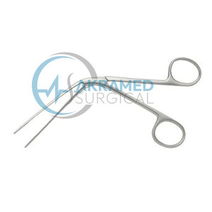 Pinces chirurgicales auriculaires Akramed de qualité supérieure, droites, standard, en acier inoxydable, instruments ORL, à actionnement manuel, CE ISO - Product Image 5