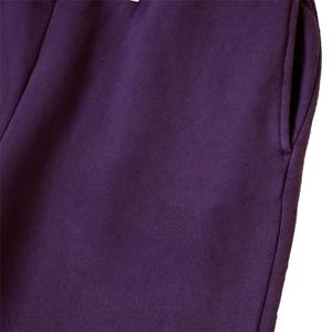 Pantalones de chándal acampanados personalizados de peso pesado al por mayor para hombre, pantalones de chándal holgados en blanco de rizo francés apilados de pierna recta con lavado ácido - Product Image 5