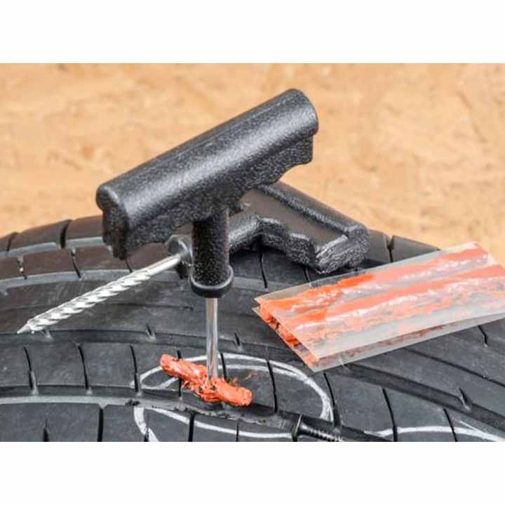 22-Piece Car, Motorcycle, and Bike Tire Repair Kit - Cars & Motorcycles / Fuses & Repair Kits