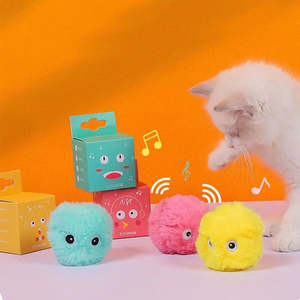 Interactive Musical <b>Plush</b> Chat <b>Cat</b> Toy Interactive Musical Chat <b>Cat</b> Ball Toy - Product Image 2
