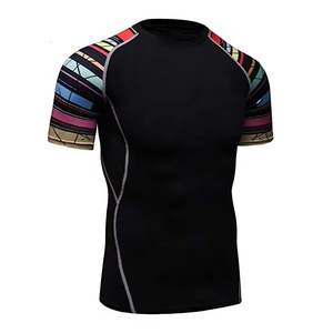 Camiseta de Entrenamiento de Lucha Personalizada al por Mayor para Hombre, Calidad Premium, Manga Corta, Impresión por Transferencia de Calor, Precio Razonable - Product Image 3