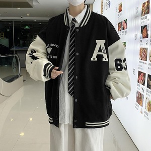 Vestes vintage de créateurs pour hommes Streetwear de haute qualité Veste d'hiver de baseball à la mode en toile Letterman avec logo personnalisé - Product Image 3