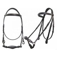 Vente en gros du meilleur harnais de cheval en polyester Bride Halter Endurance équitation course équipement équestre accessoires pliable portable