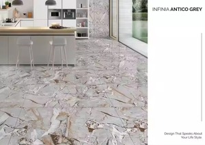 Best Selling 600x1200 Matte Rustic Finish Porcelain Tiles Ocean <strong>Blur</strong> Color for Modern Interior Wall for Living Room <strong>Marble</strong> - Product Image 5