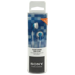 Audífonos Intrauditivos con Cable MDRE9LPL AE con Sonido Nítido y Cancelación de Ruido, Indicador LED de Batería para Uso en Computadora, Plástico Azul - Product Image 2