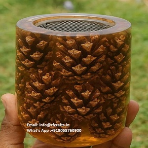 Quemador de Incienso Árabe Artesanal, Quemador de Bakhoor, Éxito de Ventas, Accesorio de Mesa con Forma de Piña de RF Crafts - Product Image 1