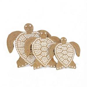 Décoration murale artisanale bohème en coquillages naturels pour chambre d'enfant, tissée, provenant du Vietnam - Product Image 3