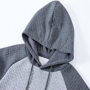 Sweats à capuche pour hommes 100% coton hiver tricoté broderie coupe régulière Logo avant col à capuche numérique hommes pulls à capuche - Product Image 5