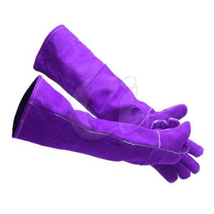 Guantes de soldador de cuero ajustables de alta calidad hechos en Pakistán Guantes de soldador de cuero hechos a medida - Product Image 1