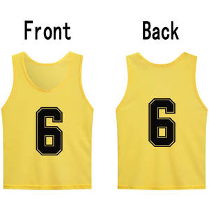 Maillots d'entraînement de football, dossards de haute qualité, légers, logo personnalisé, large choix de couleurs, dossards d'entraînement pour les clubs et les équipes, porter des dossards d'entraînement - Product Image 1