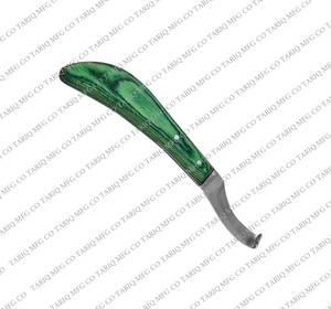 Cuchillo para recortar pezuñas, cuchillo para pezuñas de caballo veterinario, herramienta de acero inoxidable para herrador por TARIQ MFG CO CE ISO EU - Product Image 1