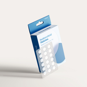 Pack de patchs hydrocolloïdes biseautés pour boutons d'acné de 10mm de qualité superlative, fabriqué en Corée à 18 points, produit préféré des acheteurs authentiques - Product Image 1