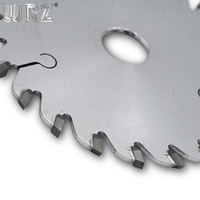 Lame de scie TCT nitridée à découpe fendue et soudée au laser pour machine de dimensionnement de panneaux MDF, mélaminés et contreplaqués, outil de coupe sans copeaux