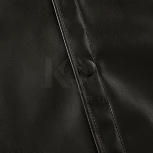 Men Solid Knitted Leather <b>Shirt</b> Button Front Short Sleeve Quick Dry Lightweight Stylish Streetwear Fashion <b>Shirt</b> for <b>Party</b> - Product Image 5