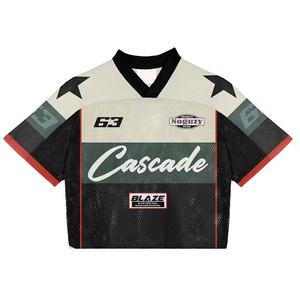 เสื้อยืดลายเสื้อเจอร์ซี่สำหรับอเมริกันฟุตบอลชุดอเมริกันฟุตบอลออกแบบได้ตามต้องการ - Product Image 2