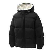 Automne/hiver coton manteau vestes vers le bas coton rembourré épaissi à capuche doudoune pour hommes et femmes décontracté coupe ample vêtements d'extérieur